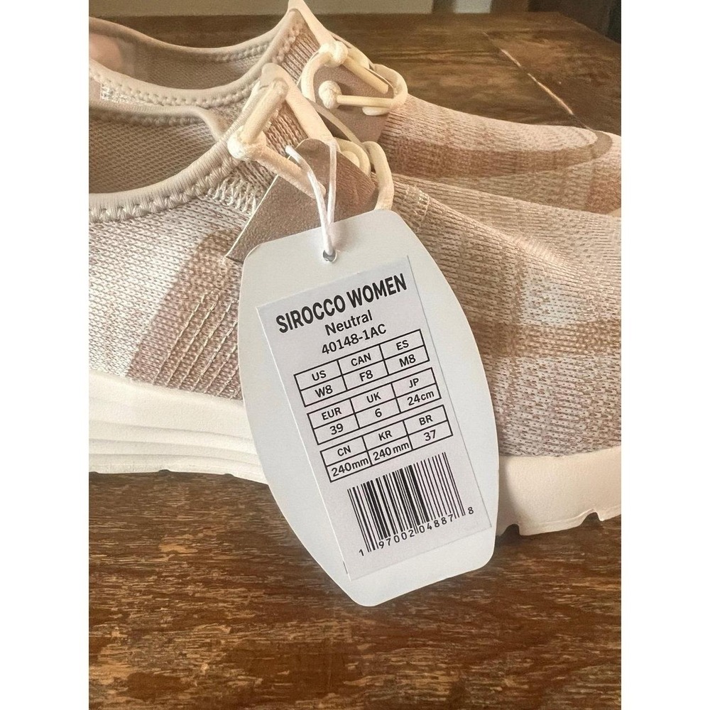 Hey Dude Sirocco Neutral Sneaker Tan Beige Womens 8 - Picture 3 of 8
